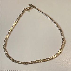 Gold figaro choker chain